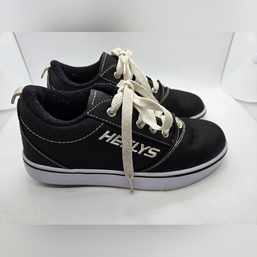 HEELYS Pro 20 Shoes Men's 4 Black Canvas Skate Roller Casual Low Y2K OG Sneakers